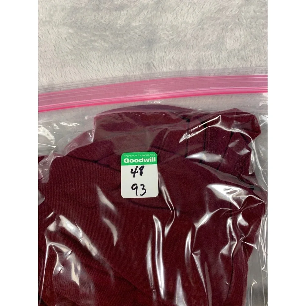 Polo Ralph Lauren Men's Long Sleeve T-Shirt XXL Burgundy Cotton Blue Pony Logo